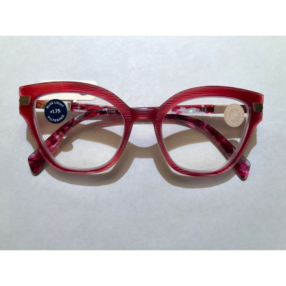 NEW Marquee‎ Red Spice Peepers Blue Light Filtering  +1.75 Readers